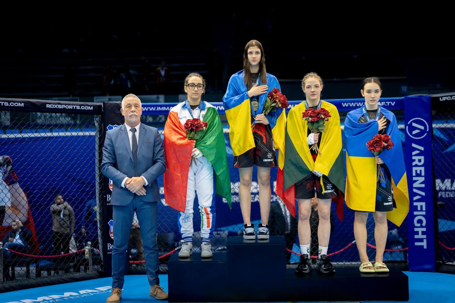 Irene Palazzin medaglia d'argento ai campionati europei Immaf di mma, 2025